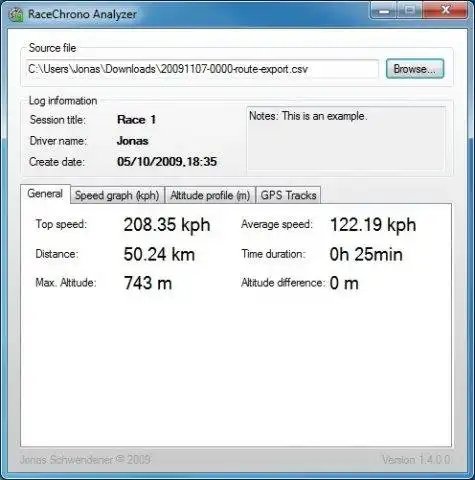 Download web tool or web app RaceChrono Analyzer