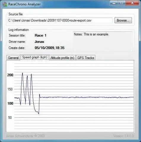 Muat turun alat web atau aplikasi web RaceChrono Analyzer