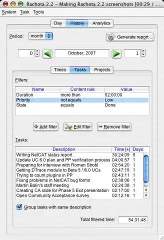 Mag-download ng web tool o web app na Rachota