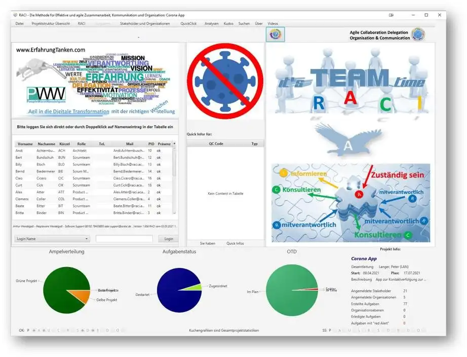 Laden Sie das Web-Tool oder die Web-App RACI herunter