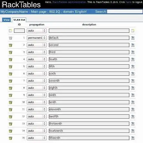 Unduh alat web atau aplikasi web RackTables