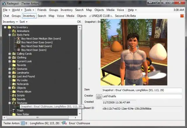 Laden Sie das Web-Tool oder die Web-App Radegast Metaverse Client herunter, um es online unter Linux auszuführen