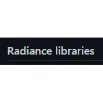 Free download Radiance libraries Linux app to run online in Ubuntu online, Fedora online or Debian online