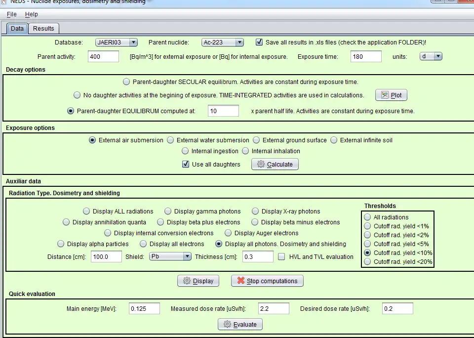 Download web tool or web app RadiationHelper