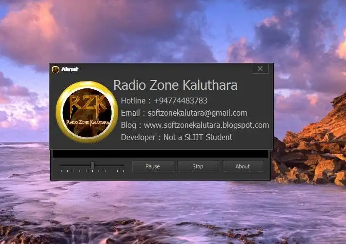 Unduh alat web atau aplikasi web Radio Kalutara Player