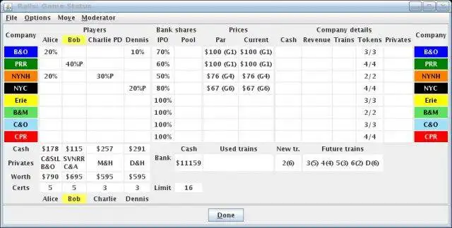 Mag-download ng web tool o web app Rails: isang 18xx game system