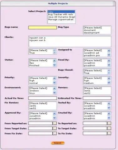 Download web tool or web app Rails Bug Tracker to run in Windows online over Linux online