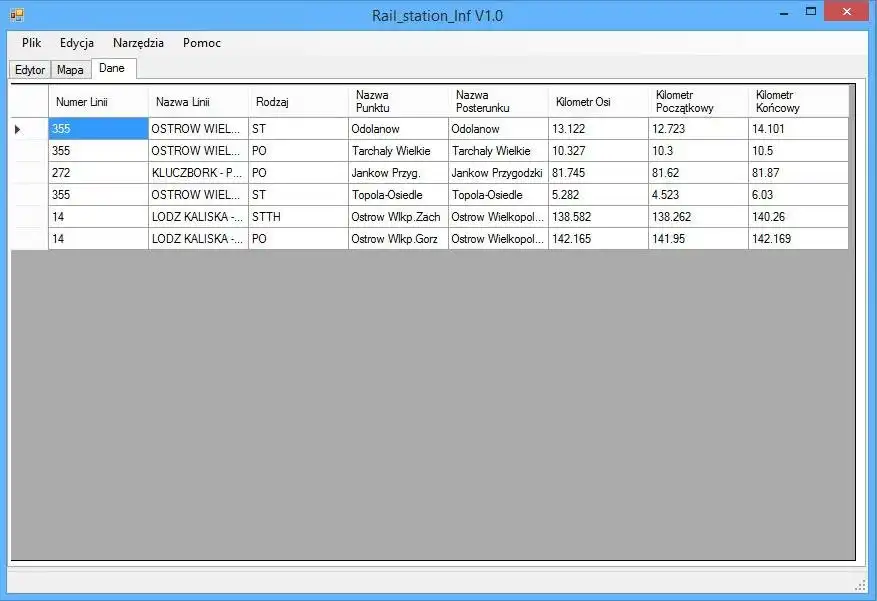 Download web tool or web app Rail station Inf