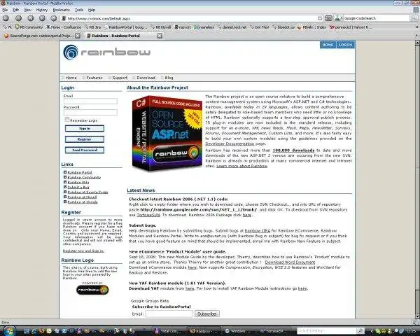 Download webtool of webapp RainbowPortal