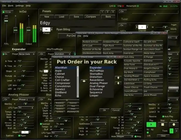 Laden Sie das Web-Tool oder die Web-App Rakarrack Guitar Effects herunter