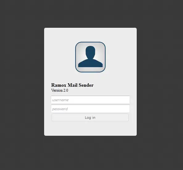 Scarica lo strumento web o l'app web ramox mail sender