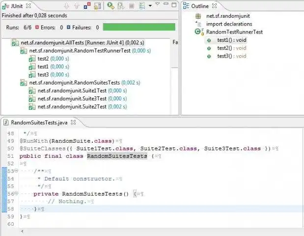 Mag-download ng web tool o web app na Random jUnit