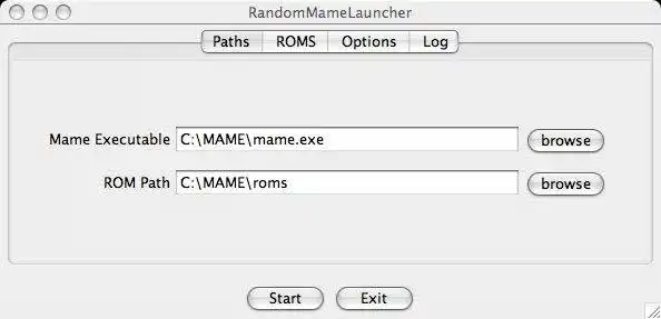 WebツールまたはWebアプリをダウンロードするRandomMAME Launcher