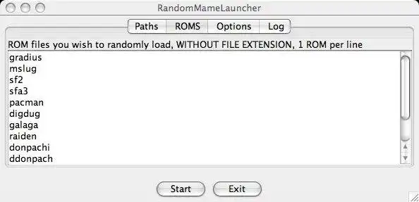 Download web tool or web app Random MAME Launcher