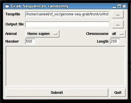 הורד את כלי האינטרנט או אפליקציית האינטרנט Random Sequence Grabber להפעלה ב-Linux באופן מקוון