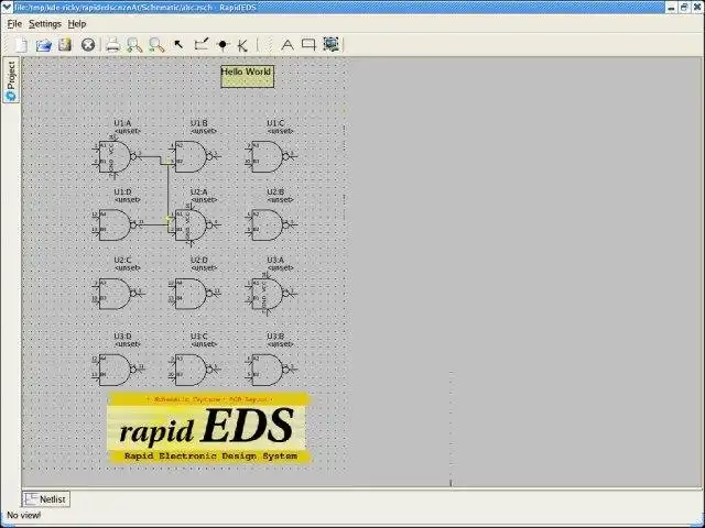Download web tool or web app rapidEDS, Rapid Electronic Design System