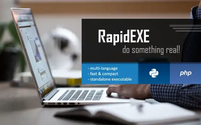 Download web tool or web app RapidEXE