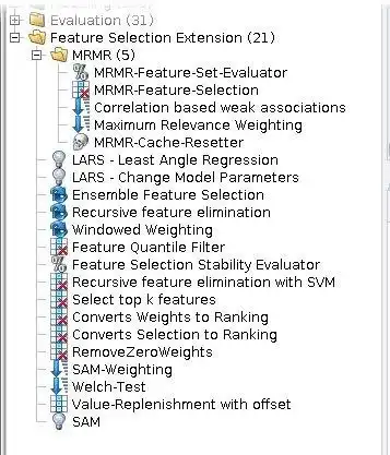 Scarica lo strumento Web o l'app Web Estensione per la selezione delle funzionalità RapidMiner per l'esecuzione in Windows online su Linux online