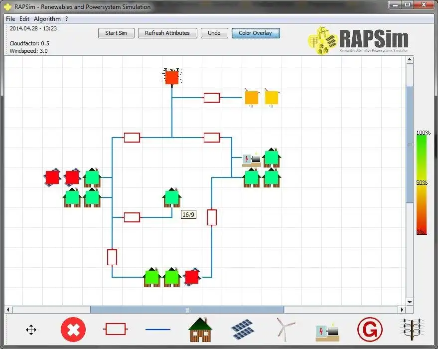 Загрузите веб-инструмент или веб-приложение RAPSim - Microgrid Simulator