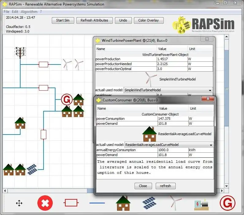 Télécharger l'outil Web ou l'application Web RAPSim - Microgrid Simulator