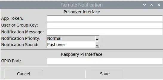 Download web tool or web app Raspberry Pi Remote Notifications