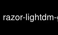 Run razor-lightdm-greeter in OnWorks free hosting provider over Ubuntu Online, Fedora Online, Windows online emulator or MAC OS online emulator