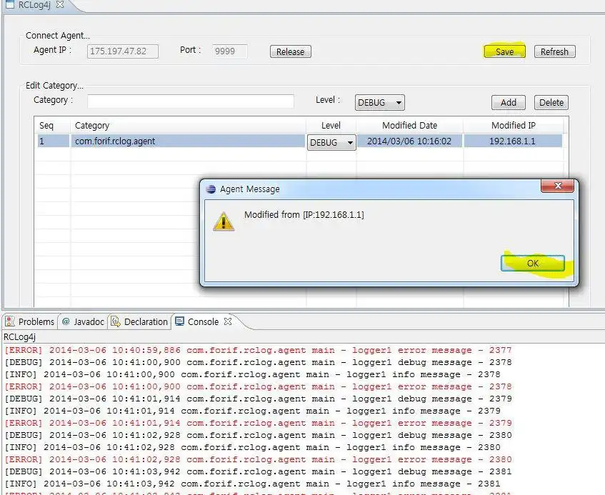 Laden Sie das Webtool oder die Web-App RCLog4j herunter