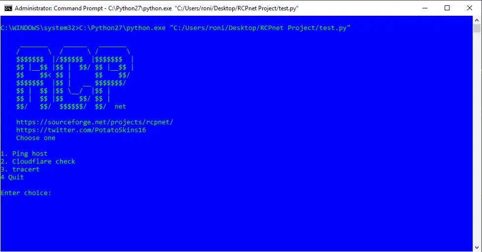 Download web tool or web app RCPnet