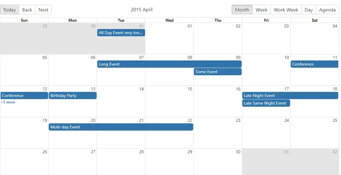 Laden Sie das Web-Tool oder die Web-App „React-Big-Calendar“ herunter