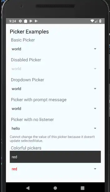 Download de webtool of webapp react-native-picker/picker