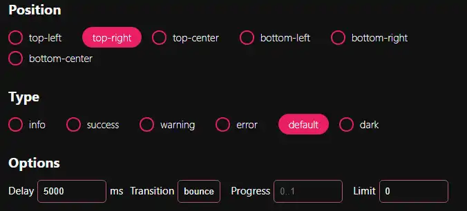 下载网络工具或网络应用程序 React-Toastify