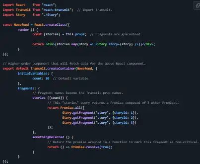 Web aracını veya web uygulamasını indirin React Transmit