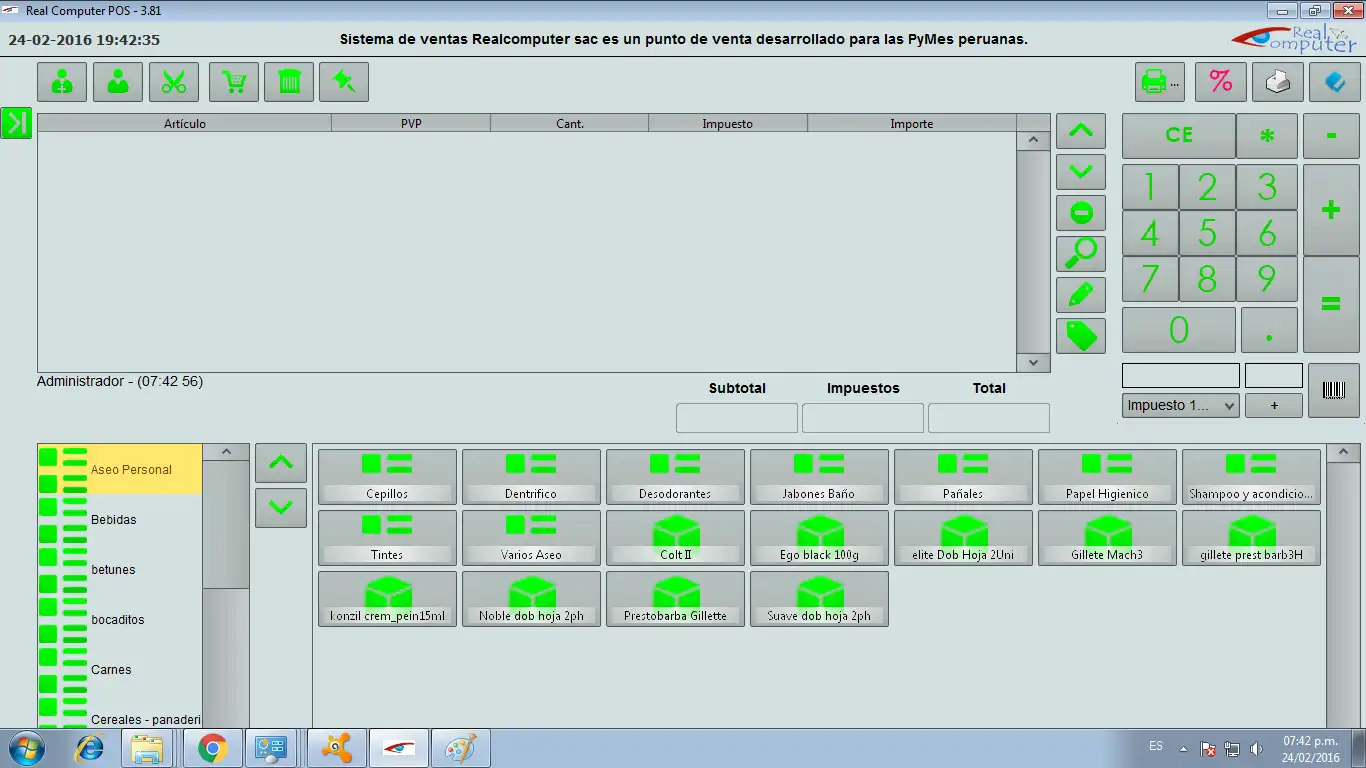 Descargue la herramienta web o la aplicación web RealComputer Pos