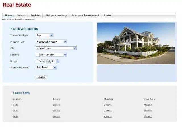 Download web tool or web app Real estate property