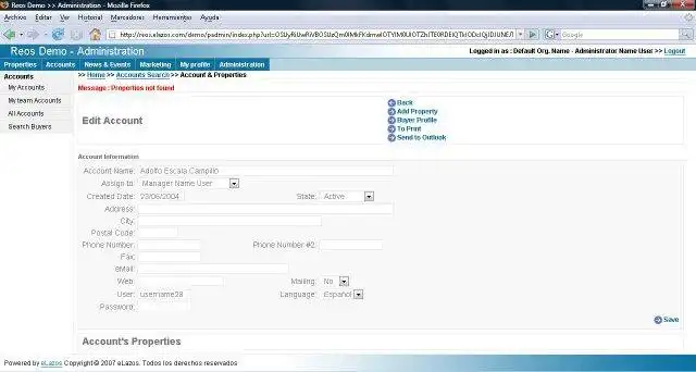 Download webtool of webapp Vastgoed - ReOS