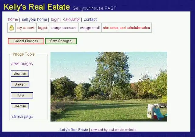 Download web tool or web app real estate website