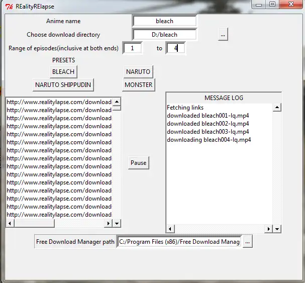 Download web tool or web app REalityRElapse