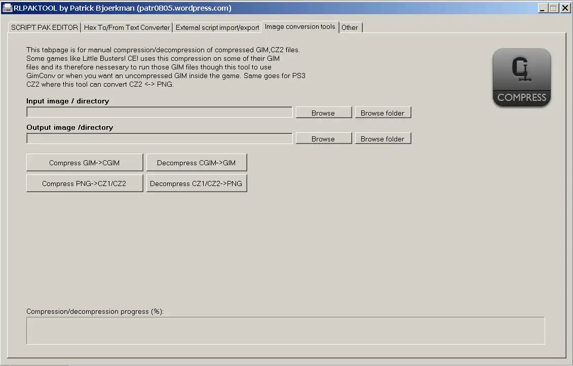Download web tool or web app Real Life Engine PAK editor