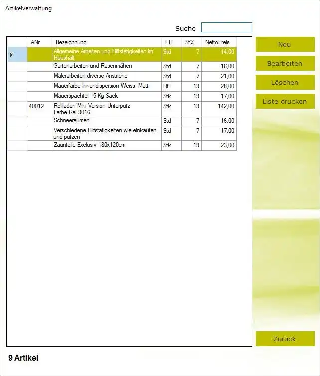 Download web tool or web app Rechnung2017