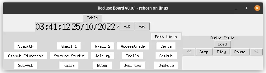 Download web tool or web app Recluse Board