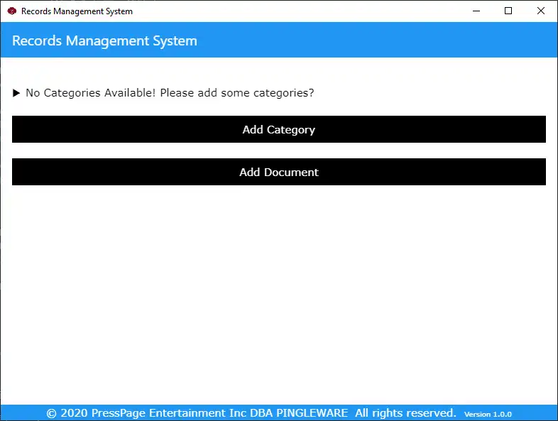 Laden Sie das Web-Tool oder die Web-App Records Management System herunter