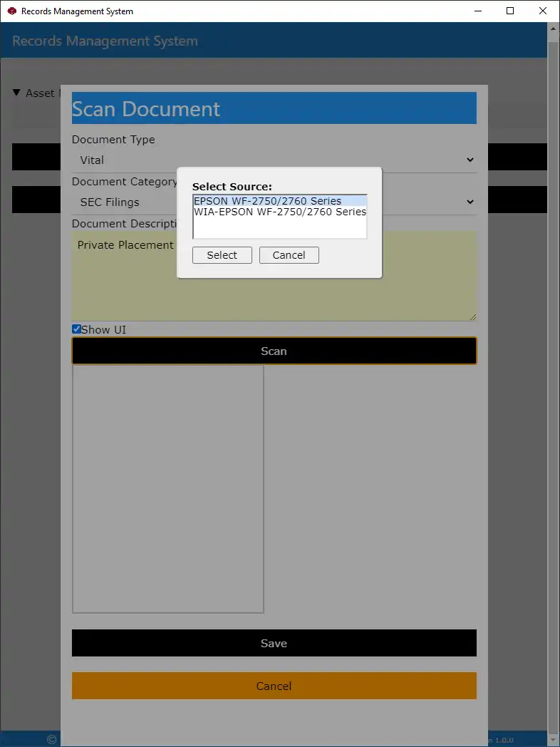 Laden Sie das Web-Tool oder die Web-App Records Management System herunter