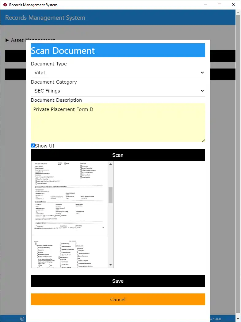 Laden Sie das Web-Tool oder die Web-App Records Management System herunter