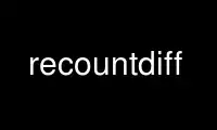 Run recountdiff in OnWorks free hosting provider over Ubuntu Online, Fedora Online, Windows online emulator or MAC OS online emulator