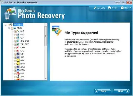 Скачать веб-инструмент или веб-приложение Восстановить удаленные фотографии