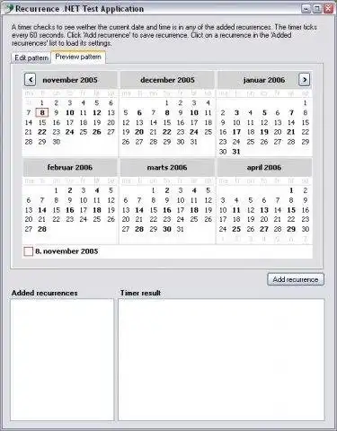 Download web tool or web app Recurrence .NET