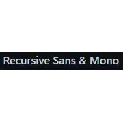 Free download Recursive Sans  Mono Linux app to run online in Ubuntu online, Fedora online or Debian online