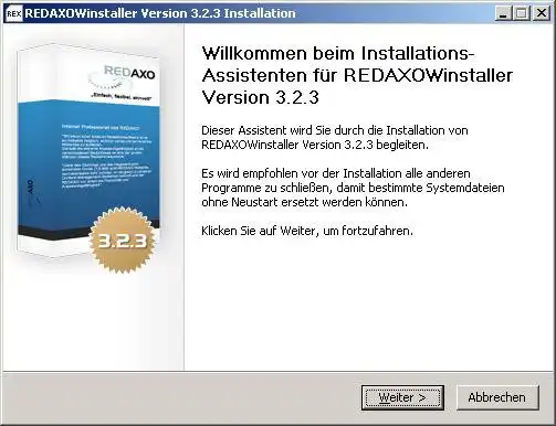 Download webtool of webapp REDAXOWinstaller