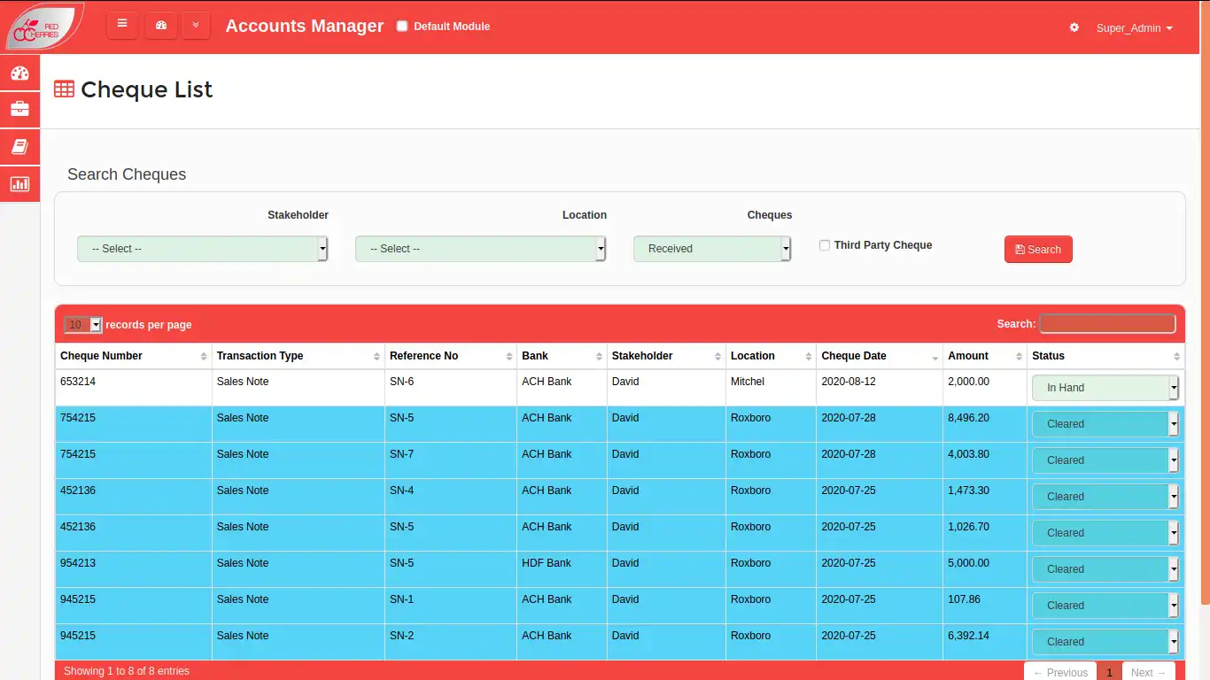 Web-Tool oder Web-App herunterladen Red-Cherries-Accounting