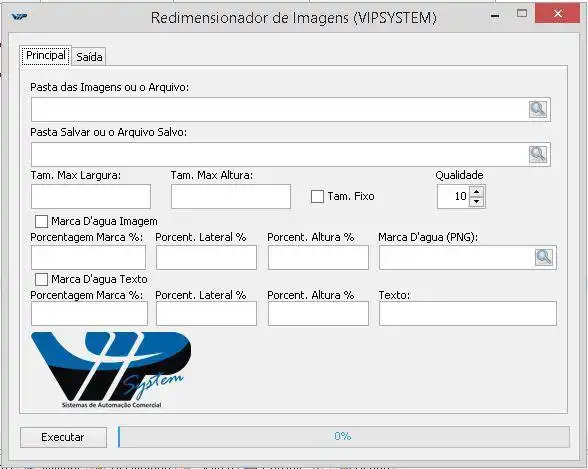 Mag-download ng web tool o web app Redimensionador de imagens Vip